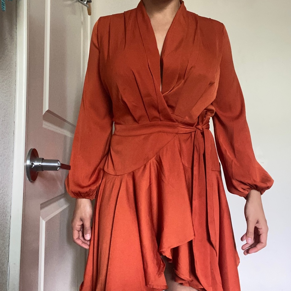 DRA wrap dress
